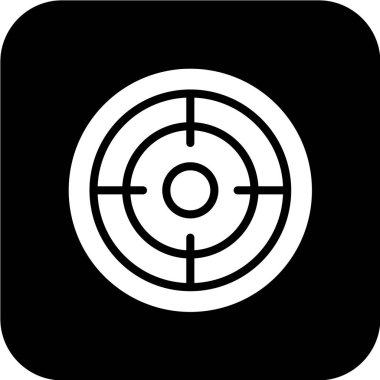 hedef simge vektör illüstrasyonu