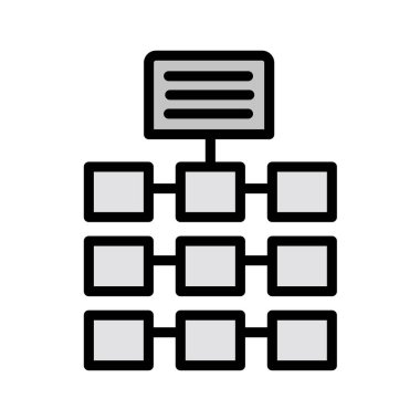 Çizgi simgesi, vektör illüstrasyonu. düz tasarım biçimi