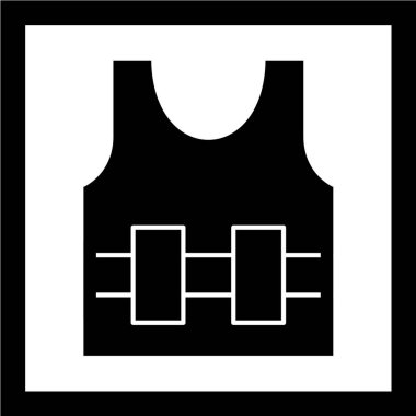 minimalist vektör illüstrasyonu, uygulama simgesi