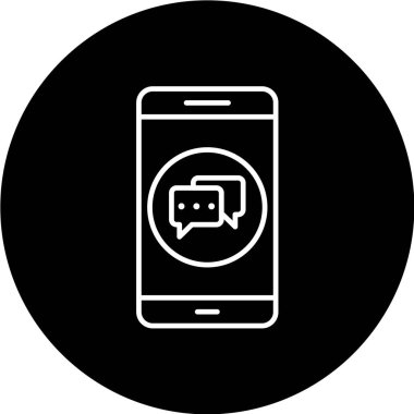 cep telefonu simgesi. vektör illüstrasyonu