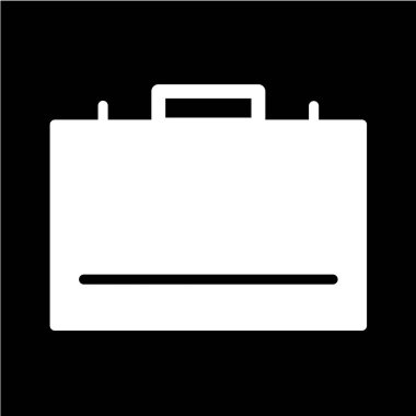 evrak çantası simgesi, vektör illüstrasyonu