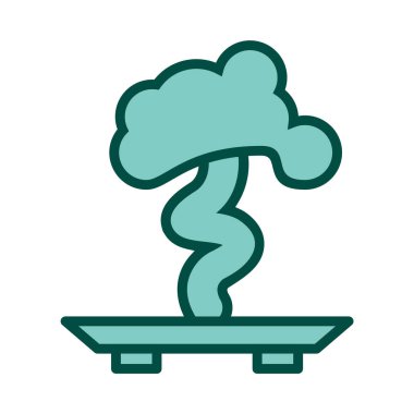 Bonsai Simgesi Moda Tarzı İzole Arkaplan