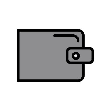  Cüzdan Simgesi Moda Biçimli Ayrı Arkaplan