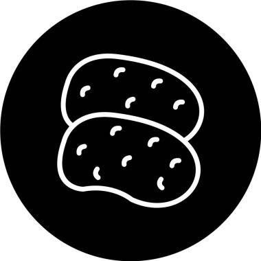  Gıda ve içecek Web ikonu vektör illüstrasyonu