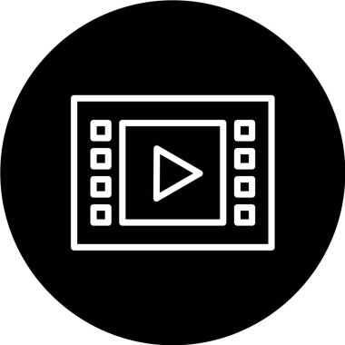 minimalist vektör illüstrasyonu, uygulama simgesi