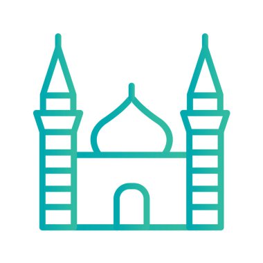 Emlak simgesi vektör illüstrasyonu