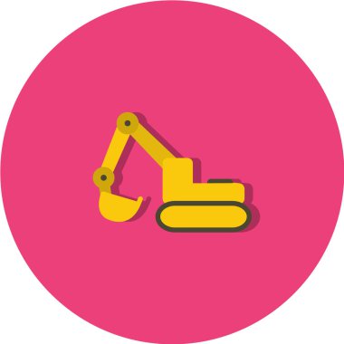 Bir inşaat simgesinin vektör illüstrasyonu