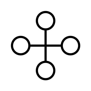 bağlantı yapı vektörü simgesi