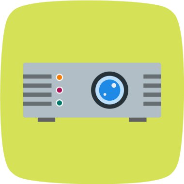 Video kameranın vektör illüstrasyonu