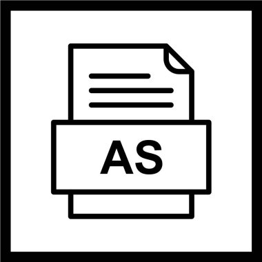 dosya biçimi simgesi, vektör illüstrasyonu