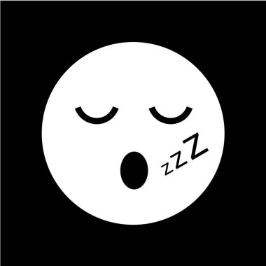 Gülümseme simgesi, vektör illüstrasyonu