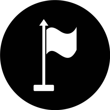 bayrak simgesi, vektör illüstrasyonu