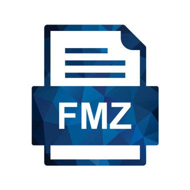 tipik dosya biçimi vektör illüstrasyonu 