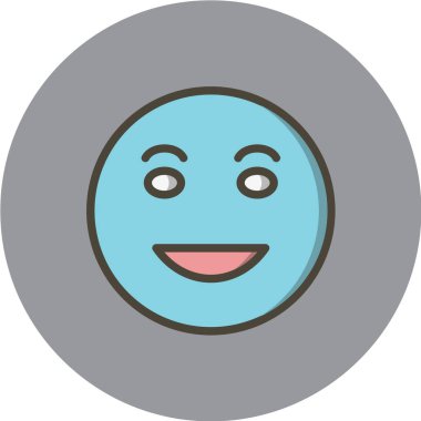 Emoji Simgesi Moda Biçiminde, vektör