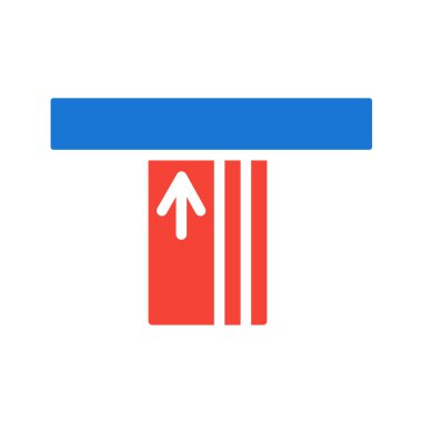 Modern b 'nin vektör illüstrasyonu tuvalet simgesinden yoksun