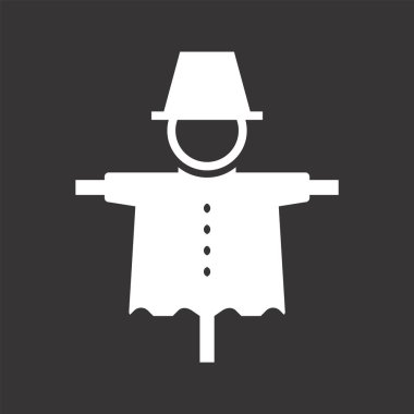  Korku Kargası Simgesi Moda Biçiminde İzole Arkaplan