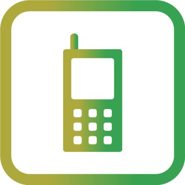 telefon işareti simgesi, vektör illüstrasyonu