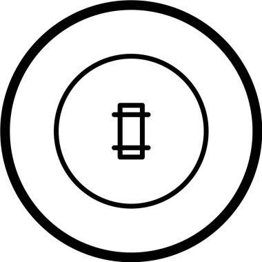 minimalist vektör illüstrasyonu, uygulama simgesi