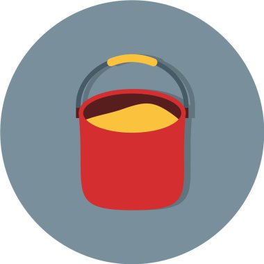 kova ağ ikonu vektör illüstrasyonu 