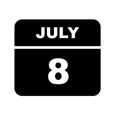 Takvim İmza Simgesi, vektör illüstrasyonu