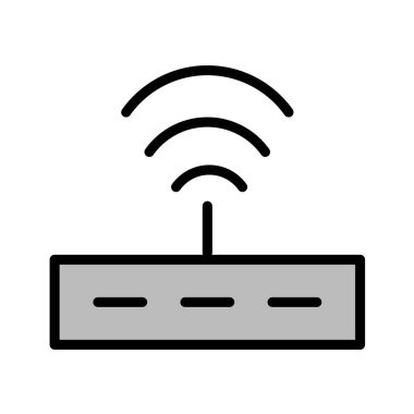 wifi sinyal ikonu vektör illüstrasyon tasarımı 