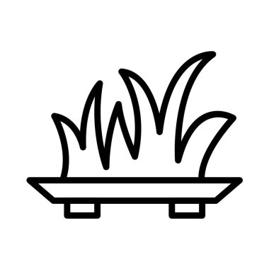 Bahçıvanlık simgesi evli tasarım vektörü illüstrasyonu