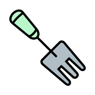 Bahçıvanlık simgesi evli tasarım vektörü illüstrasyonu