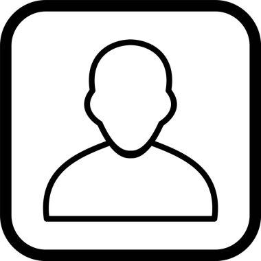 Moda Biçimli Avatar Simgesi İzole Arkaplan