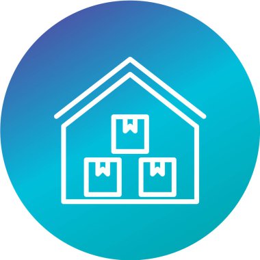 Emlak simgesi vektör illüstrasyonu