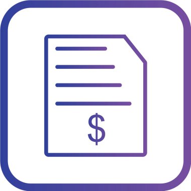 dosya biçimi simgesi, vektör illüstrasyonu 