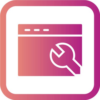 Web tasarım ikonu vektörü