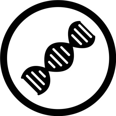 DNA simgesi. vektör illüstrasyonu