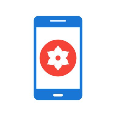 Galeri Mobil Uygulama Simgesi Moda Biçimli İzole Arkaplan