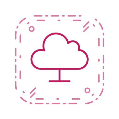 minimalist vektör illüstrasyonu, uygulama simgesi