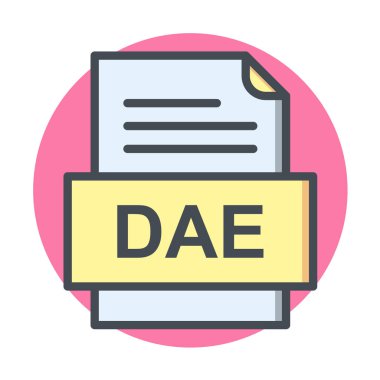 dosya biçimi vektör simgesi