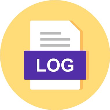 dosya biçimi simgesi, vektör illüstrasyonu