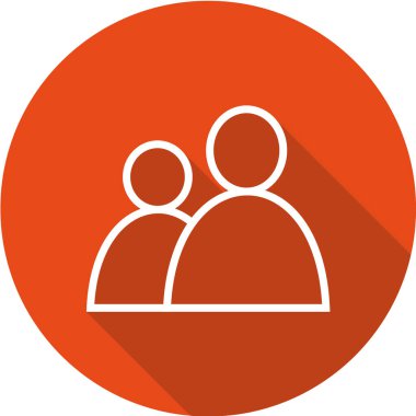 kullanıcı simgesi, vektör illüstrasyonu. düz tasarım biçimi