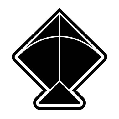 Kite Simgesi Moda Biçiminde İzole Arkaplan