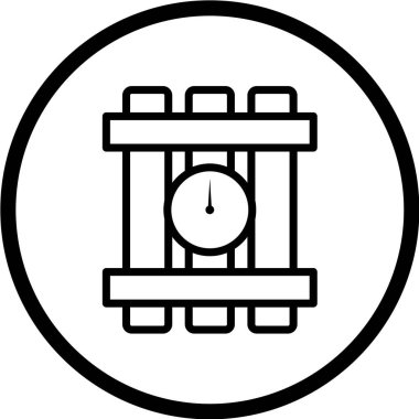 Modern b 'nin vektör gösterimi simgesiz saat