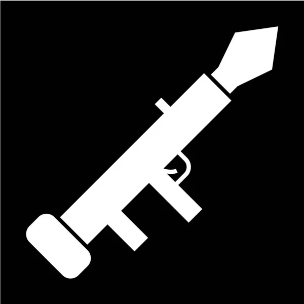 Arme Armée Icône Pistolet Illustration Vectorielle — Image vectorielle