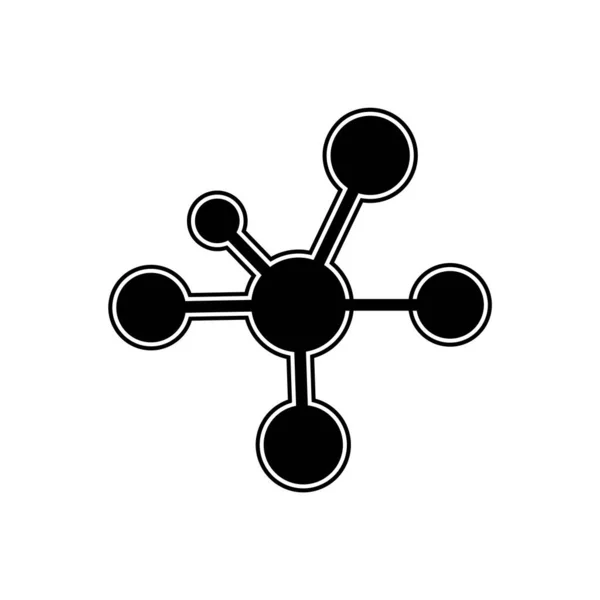 Ikona Elektronów Modnym Stylu — Wektor stockowy