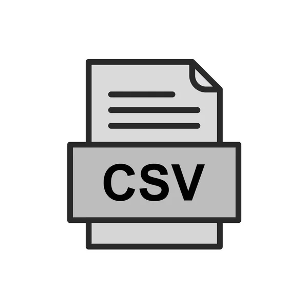 Fil Format Ikon Vektor Illustration — Stock vektor