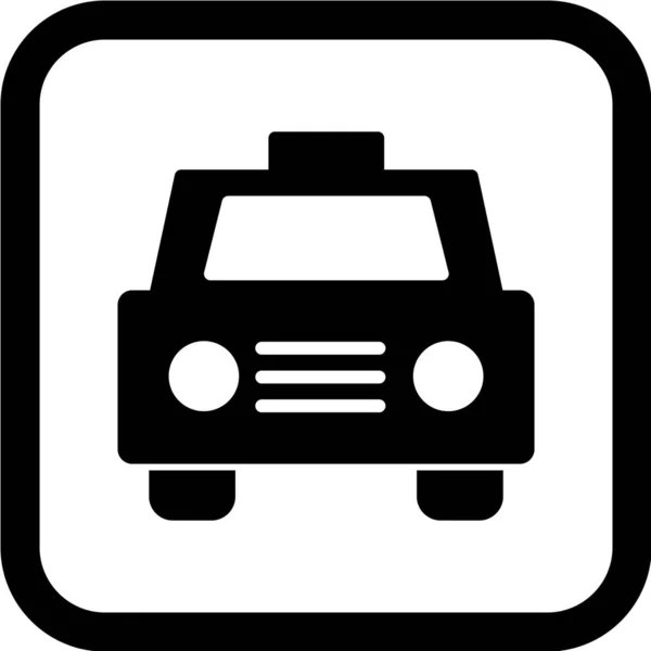 Ilustrasi Vektor Ikon Kendaraan Mobil - Stok Vektor
