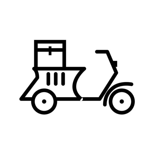 Delivery Vehicle Icon Vector Illustration — Stock Vector