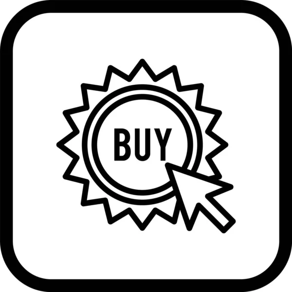 Kaufen Icon Trendy Style Isolated Background — Stockvektor