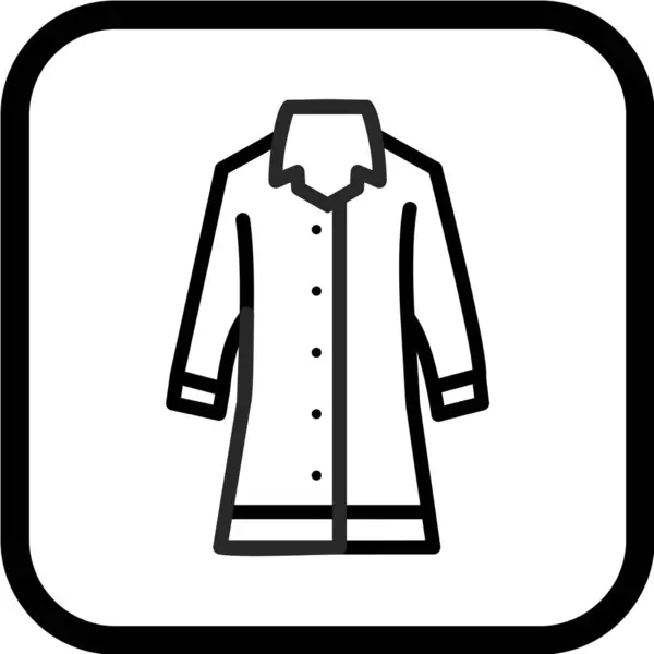 Vestiti Icona Vettoriale Illustrazione — Vettoriale Stock