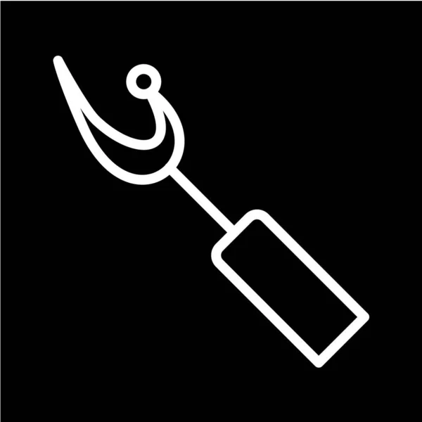Vector Illustration Spoon Fork Icon — Stock Vector