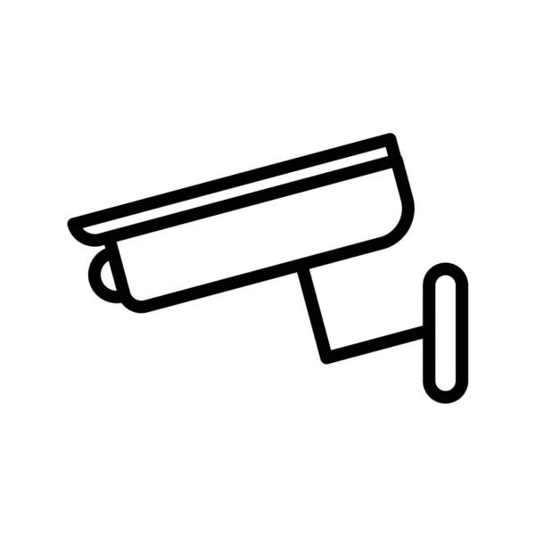 Icono Cámara Vigilancia Ilustración Vectorial — Vector de stock