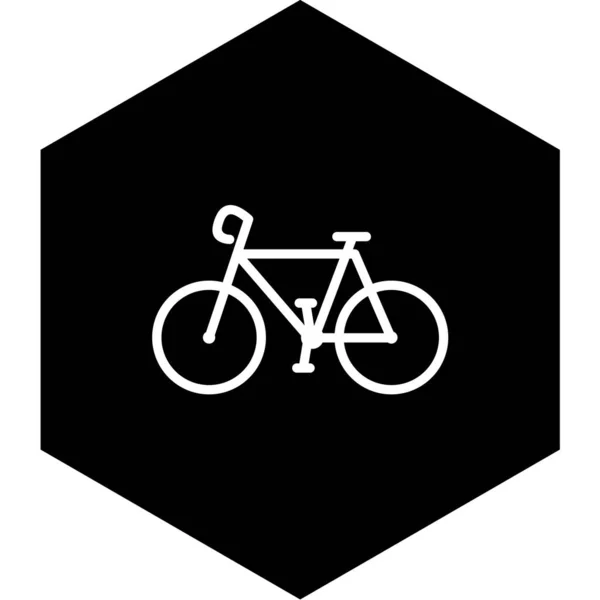 bicycle icon in black and white style isolated on grey background