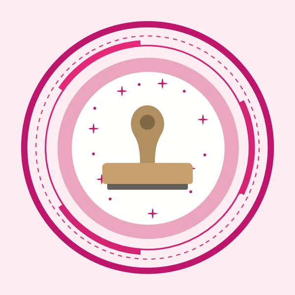 Moda Biçiminde Pul Simgesi Ayrı Arka Gruplandırılmış